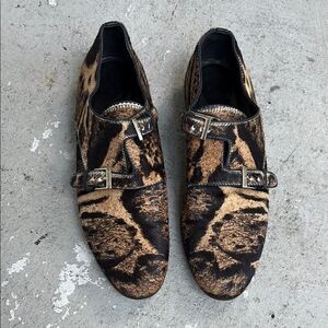 Sergio Rossi pony hair shoes